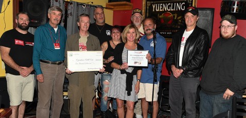 The Original Pocono Pub in Bartonsville, PA awards a generous donation to OPERATION CHILLOUT in support of Pennsylvania regional homeless veterans.