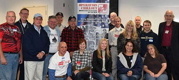 New outreach volunteer orientation workshop graduates at Long Valley Police Squad Room, Saturday, October 1.