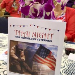 Thai Night for homeless veterans” gala cultural extravaganza and gourmet dinner benefit for OPERATION CHILLOUT at Vasa Park, September 16.